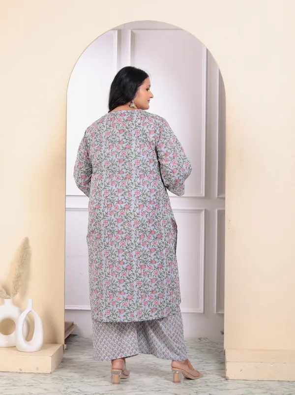 Women's_Plus_Size_Pure_Cotton_Traditional_Straight_Kurta_With_Palazzo_And_Dupatta_Set_-_Doriyan