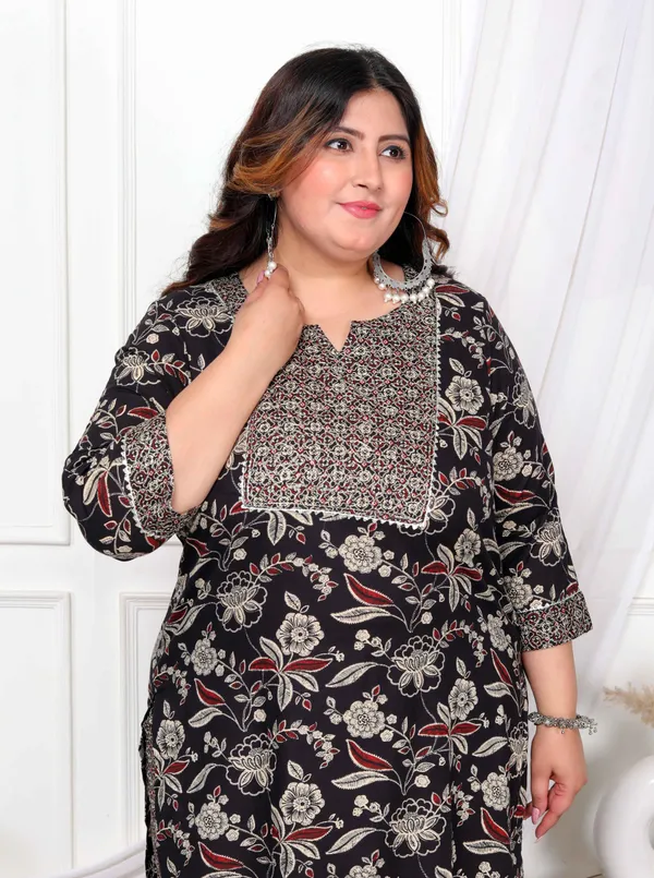 Women's_Plus_Size_Multi_Colour_Floral_Printed_Zari_Embroidery_Yoke_Design_Kurta_With_Palazzo_-_Doriyan