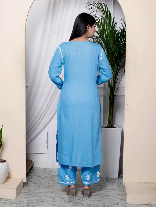Women's_Chikankari_Embroidery_Sky_Blue_Straight_Kurta_And_Palazzo_-_Doriyan