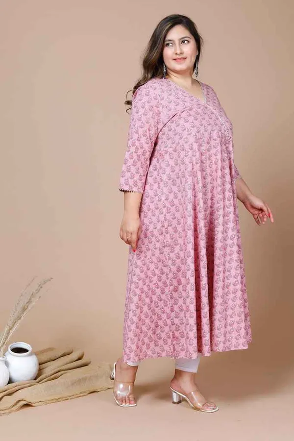 Women's_Pink_Plus_Size_Cotton_Floral_Print_Long_Anarkali_Kurta_-_Doriyan
