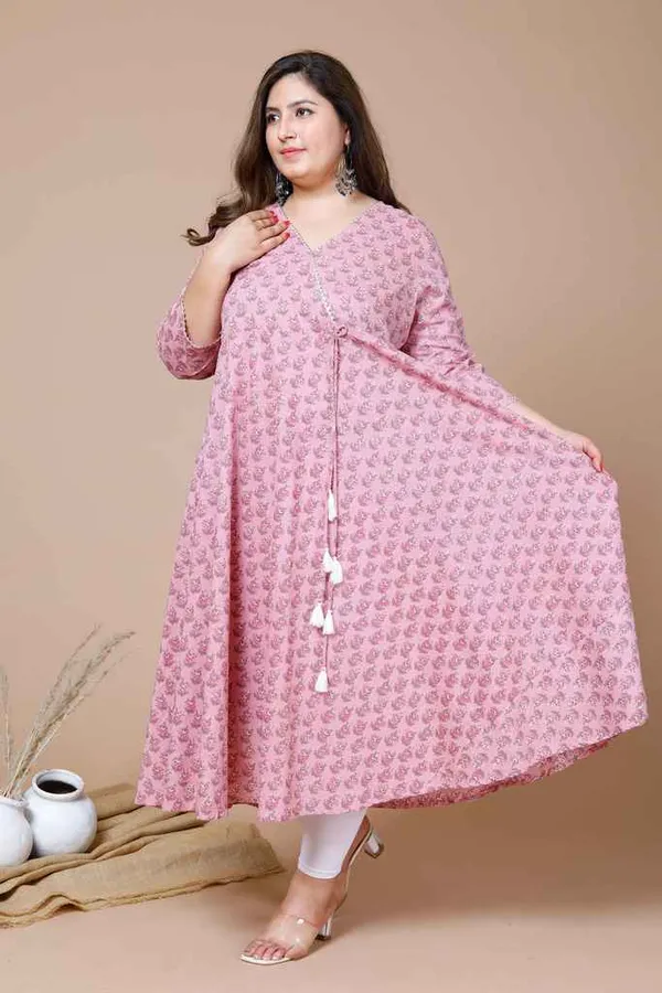 Women's_Pink_Plus_Size_Cotton_Floral_Print_Long_Anarkali_Kurta_-_Doriyan