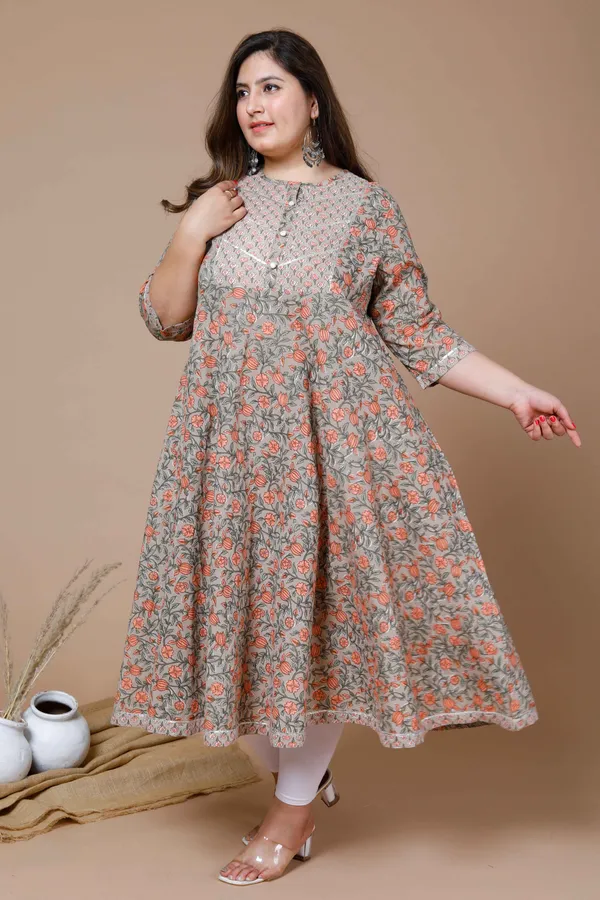 Women's_Plus_Size_Camel_Brown_Gotta_Patti_Pure_Cotton_Anarkali_Kurta_-_Doriyan
