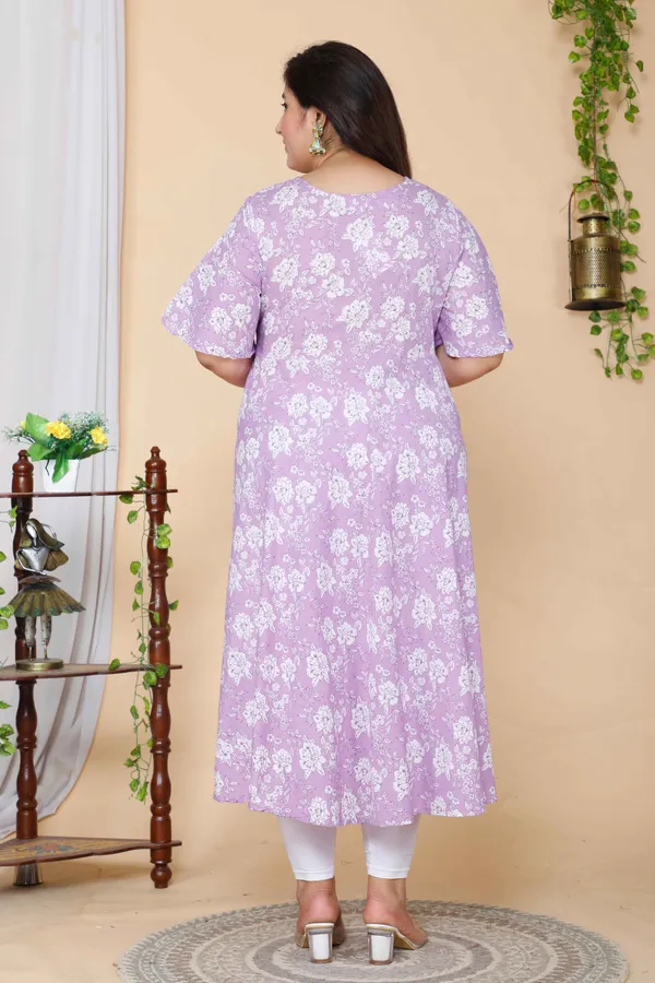 Women's_Plus_Size_Lavender_Floral_Flared_Sleeves_Anarkali_Kurta_-_Doriyan