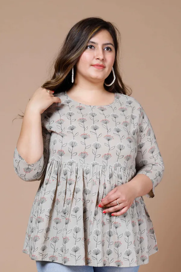 Women's_Beige_Plus_Size_Cotton_Floral_Printed_Top_-_Doriyan
