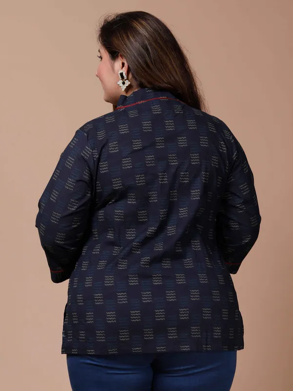 Women's_Plus_Size_Blue_Printed_Indigo_Top-_Doriyan