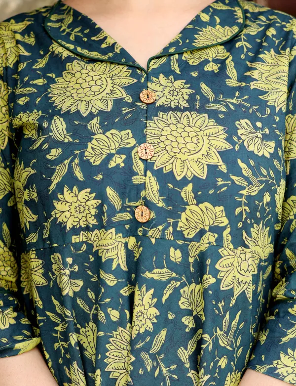 Women's_Green_Pure_Cotton_Floral_Printed_Anarkali_Kurta_-_Doriyan