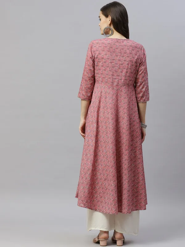Women's_Pink_Pure_Cotton_Floral_Print_Long_Anarkali_Kurta_-_Doriyan