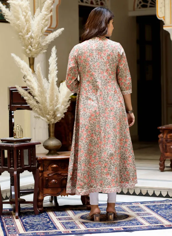 Women's_Beige_Cotton_Floral_Printed_Anarkali_Kurta_-_Doriyan
