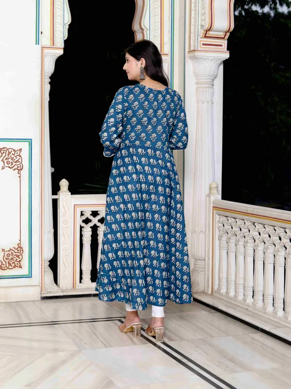Women's_Blue_Cotton_Floral_Printed_Anarkali_Kurta_-_Doriyan