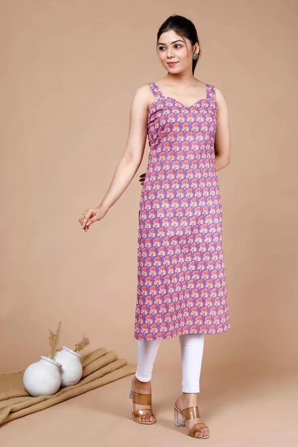 Women's_Purple_Ethnic_Motifs_Printed_Sweetheart_Neck_Shoulder_Straps_Cotton_Straight_Kurti_-_Doriyan