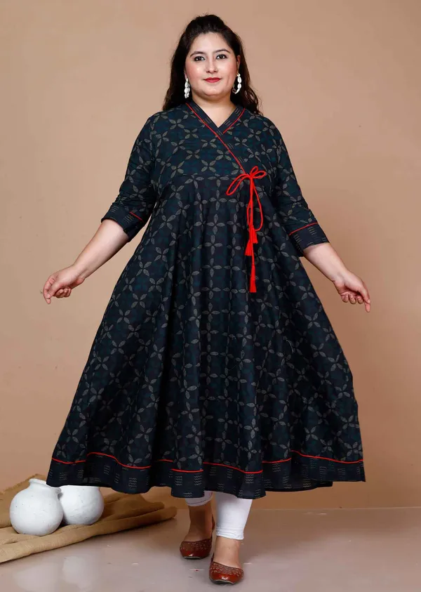 Women'S_Plus_Size_Abstract_Ankle_Length_Angrakha_Style_Kurta_-_Doriyan