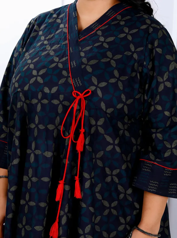 Women's_Plus_Size_Navy_Blue_Abstract_Printed_Angrakha_Style_Anarkali_KurtaÃ‚_-_Doriyan