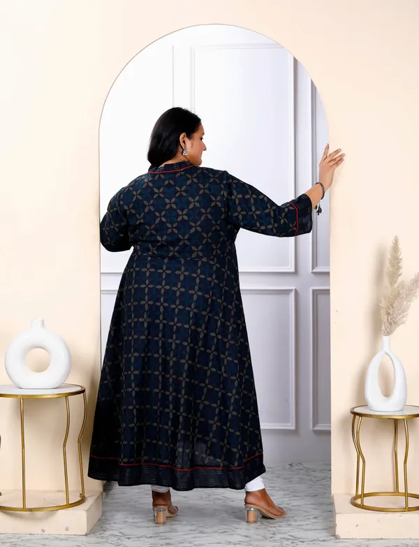 Women's_Plus_Size_Navy_Blue_Abstract_Printed_Angrakha_Style_Anarkali_KurtaÃ‚_-_Doriyan