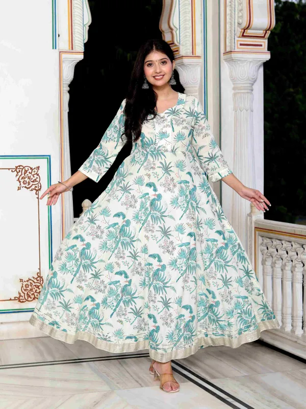 Women's_Light_Green_Cotton_Gotapatti_And_Lace_Border_Birds_And_Leaf_Anarkali_Kurta_-_Doriyan
