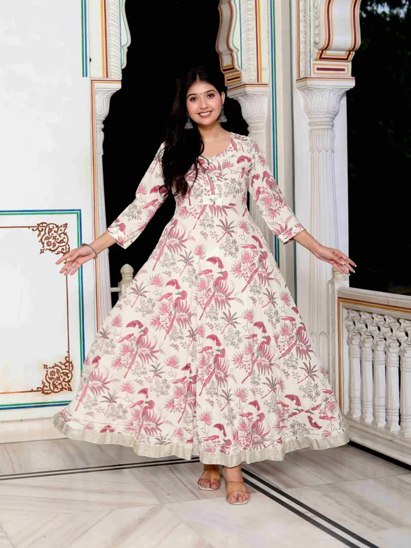 Women's_Light_Pink_Cotton_Gotapatti_Birds_And_Leaf_Floral_Printed_Anarkali_Kurta_-_Doriyan
