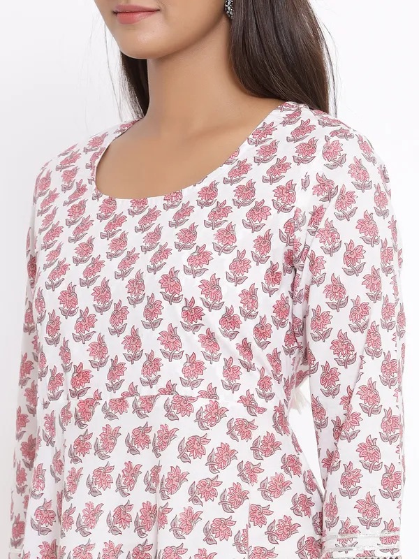 Women's_Pink_Pure_Cotton_Printed_Anarkali_Kurta_-_Doriyan