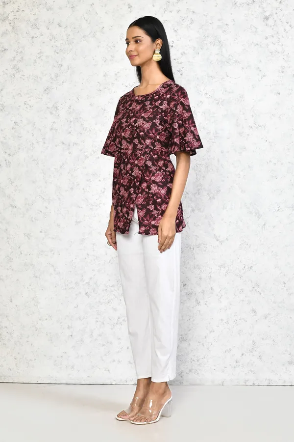 Women's_Cotton_Floral_Print_Straight_Kurti_-_Doriyan