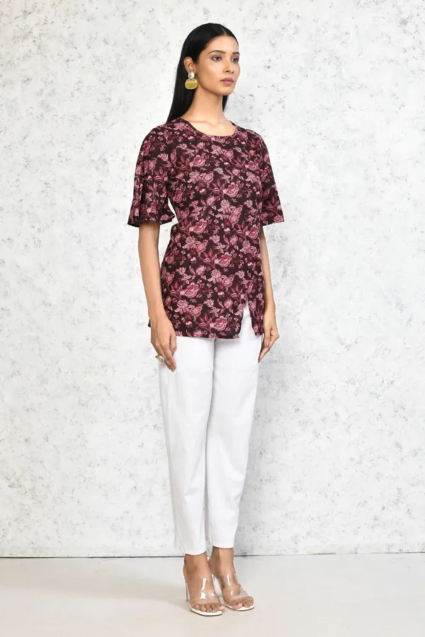 Women's_Cotton_Floral_Print_Straight_Kurti_-_Doriyan
