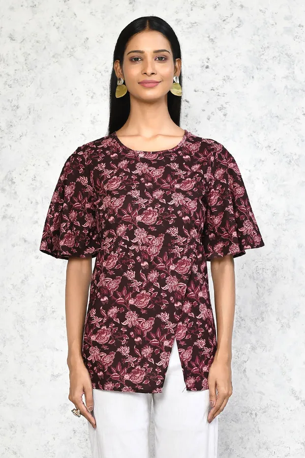 Women's_Cotton_Floral_Print_Straight_Kurti_-_Doriyan