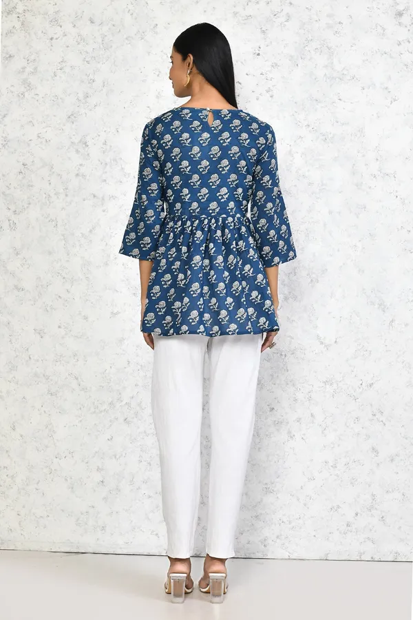 Women's_Cotton_Floral_Print_Tunic_-_Doriyan
