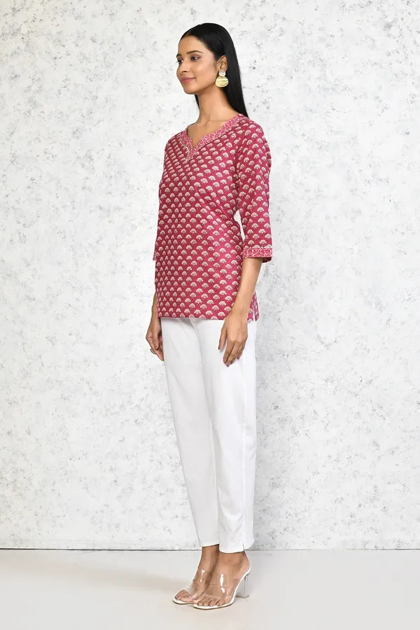 Women's_Floral_Printed_Pure_Cotton_Tunic_-_Doriyan