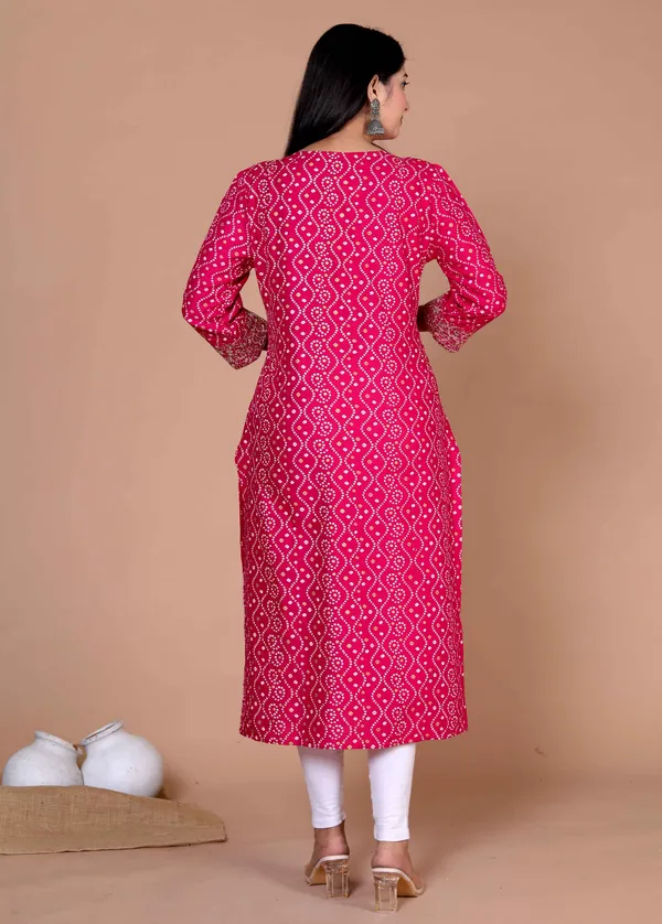 Women's_Pink_Bandhani_Printed_Embroidered_Straight_Kurti_-_Doriyan