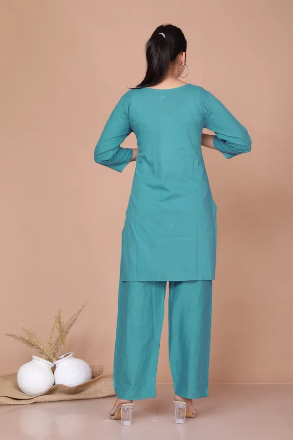Women'S_Green_Printed_Cotton_Co-Ord_Set_-_Doriyan