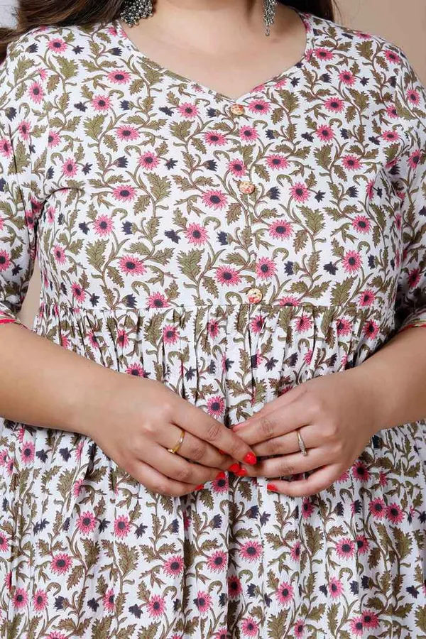 Women's_Plus_Size_Cotton_Floral_Print_Anarkali_Kurta_And_Sharara_Set_-_Doriyan