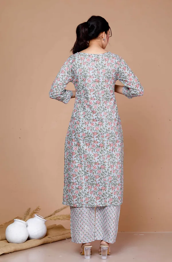 Women'S_Blue_Gota_Patti_Cotton_Kurta_With_Palazzo_And_Dupatta_Set_-_Doriyan