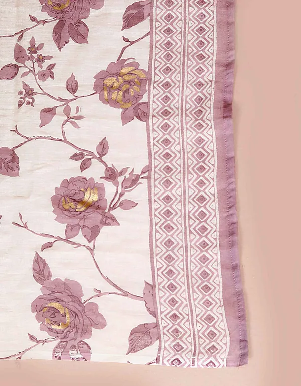 Women'S_Plus_Size_Pink_Floral_Print_Anarkali_Kurta_With_Palazzo_&_Dupatta_Set_-_Doriyan