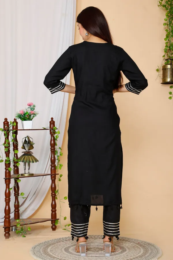 Women's_Black_Embroidered_Straight_Kurta_And_Palazzo_With_Dupatta_Set_-_Doriyan