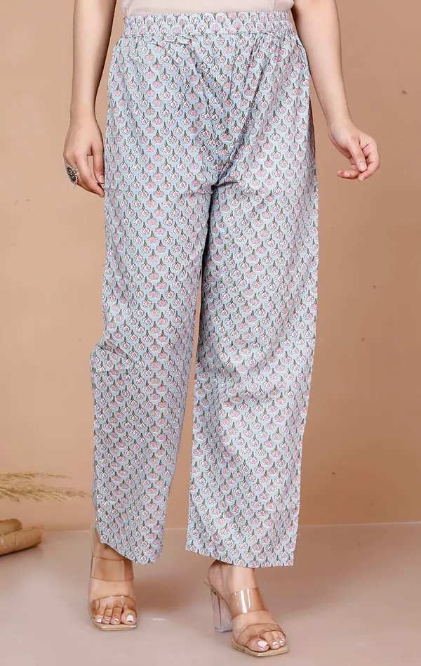 Women'S_Cotton_Floral_Printed_Straight_Kurta_PalazzoÃ‚_-_Doriyan