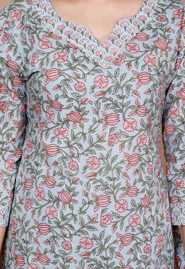 Women'S_Cotton_Floral_Printed_Straight_Kurta_PalazzoÃ‚_-_Doriyan