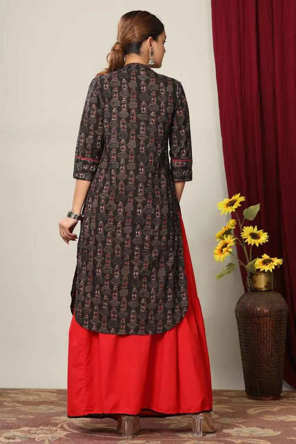 Women's_Pure_Cotton_Printed_Straight_Kurta_And_Skirt_-_Doriyan