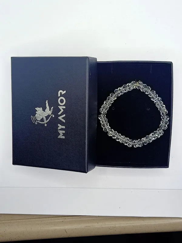 Emotional_balance/Positivity_Attraction_(Sphatik_Bracelet)_Pack_Of_2