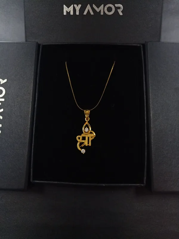 Gold_Elegant_&_Premium_Locket_Blessed_with_shree_AD_Pendent