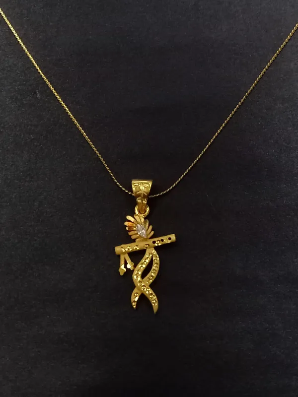 Gold_Elegant_&_Premium_Locket_Blessed_With_Krishna_Energys