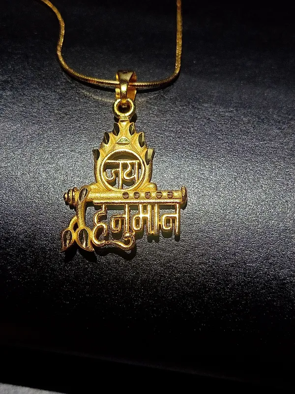 Gold_Elegant_&_Premium_Locket_Blessed_With_Jai_Hanuman