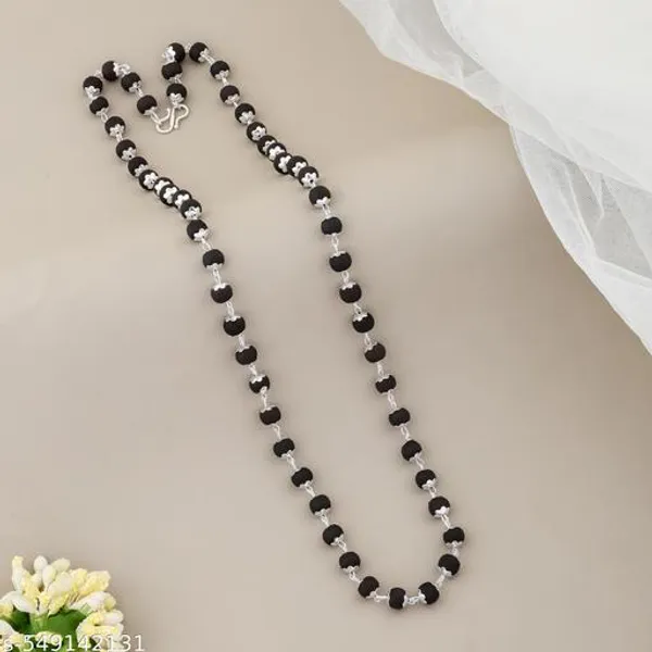 Karungali_Ebony_wood_silver_plated_mala