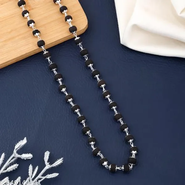 Karungali_Ebony_wood_silver_plated_mala