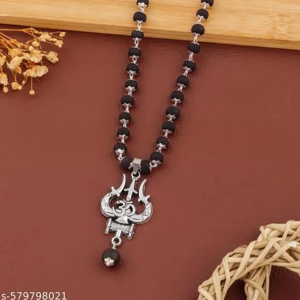 Om_Trisul_Locket_with_karungali_silver_plated_mala
