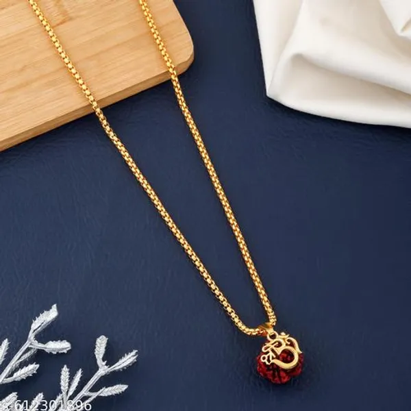 Original_Five_Face_Nepali_Rudraksha_shree_om_Locket_with_Gold_plated_chain
