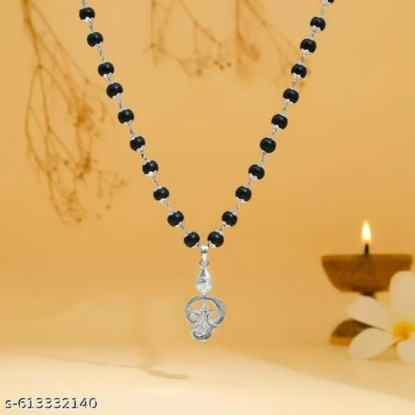 Shiv_Pendant_Karungali_Malai,_Lab_Tested_Ebony_Beads,_Silver-Tone_Necklace_|_Pooja,_Meditation,_Spiritual_Wellness_|_for_Men_&_Women
