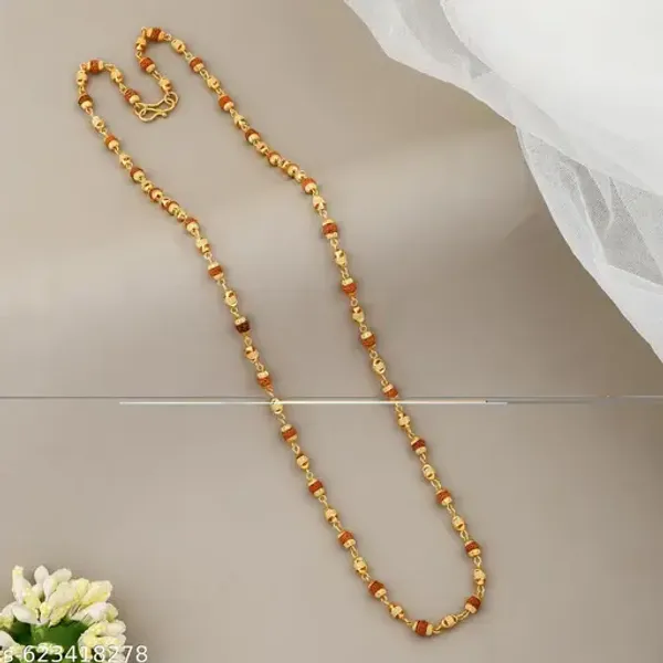 5_Face_original_Rudraksh_mala_combination_Cnc_cutting_Brass_Ball_4_mm