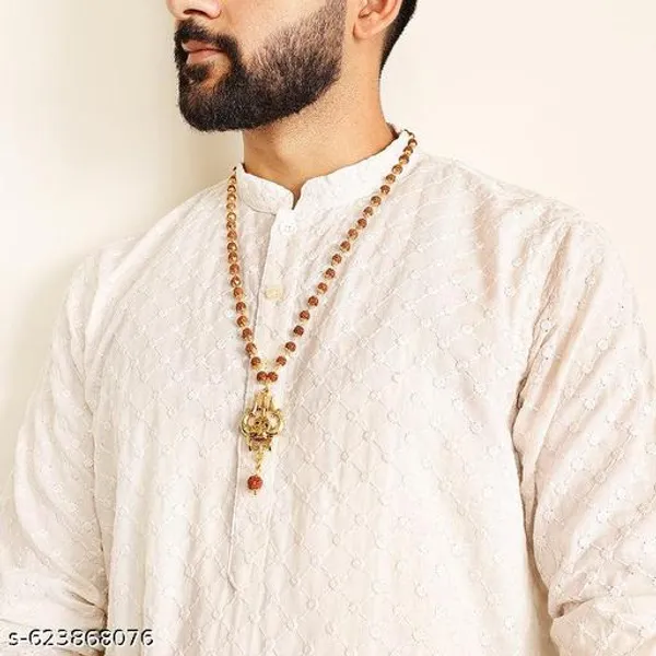 Gold_Plated_OM_Shiva_Trishool_Rudraksha_Necklace_–_54_Beads,_Lab_Certified