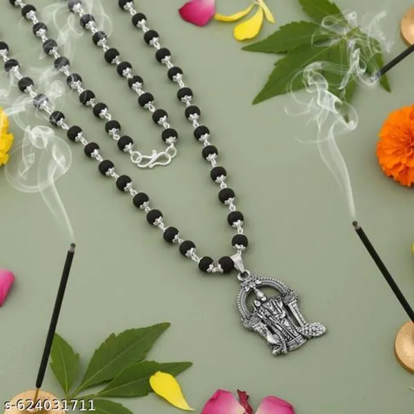 Silver_Plated_Lord_Murugan_Karungali_Pendant,_Authentic_Karungali_Mala_for_Men_&_Women_–_karungali_Malai_Original_Silver_Spiritual_Rosary