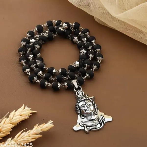 Original_karungali_silver_plated_mala_with_Lord_shivji_locket_8_mm_54_Beads_premium_Quality_men_&_women_Lab_certified