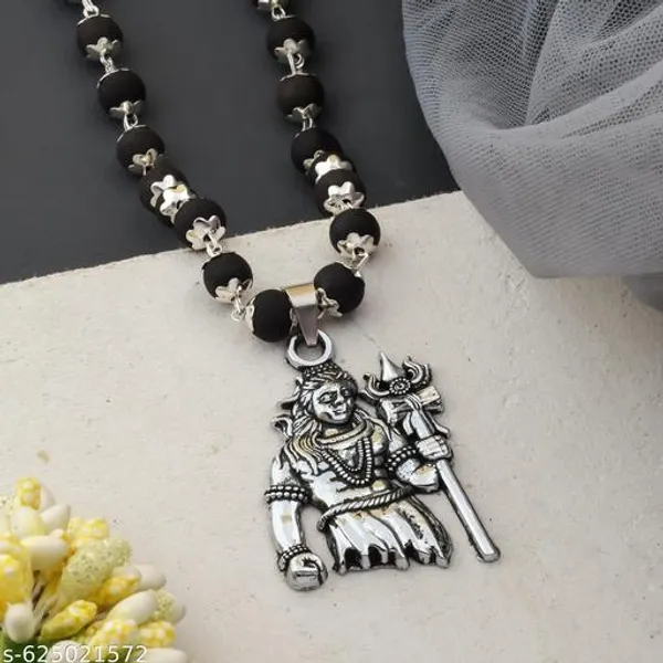 Original_karungali_silver_plated_mala_with_Lord_shivji_Trisul_locket_8_mm_54_Beads_premium_Quality_men_&_women_Lab_certified