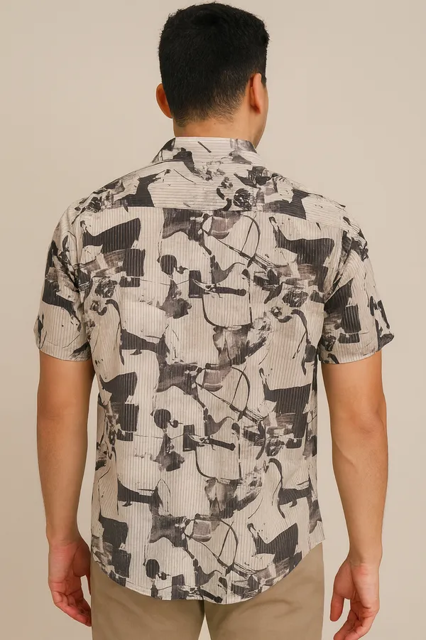 MENS_DARK_GREEN_COLOUR_COUDREY_DESIGN_HALF_SLEVEES_SHIRT