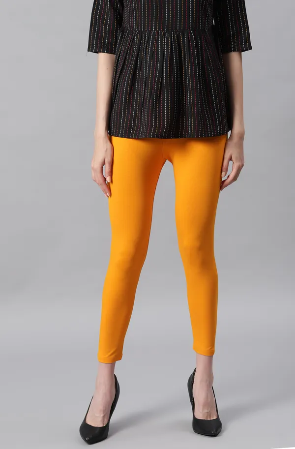 Black_and_Mustard_Rayon_Blend_Leggings_With_Elasticated_Waist_For_Women_Combo_Set_(Pack_Of_2)